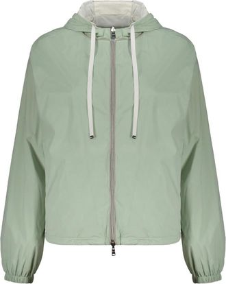 Herno Lichtgewicht Omkeerbare Jas - Dames - Zomerjassen - Groen - S - Jassen