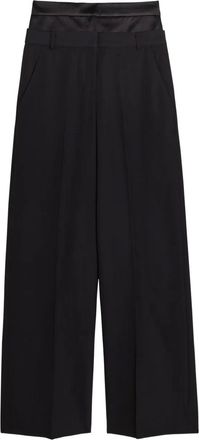Erdem belt-loops trousers - women - Fabric - 10 - Black