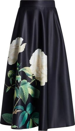 LEO LIN Gonna lunga Rosalyn a fiori - WRP