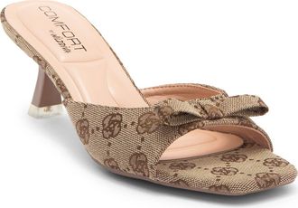 Wild Diva Cheers Kitten Heel Sandal in Brown at Nordstrom Rack, Size 11