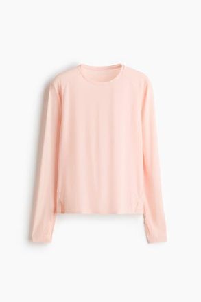 H&M Sports Top With Drymove in Blush at Nordstrom, Size Xx-Large