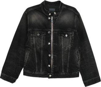 Haikure Zip-up Denim Jacket