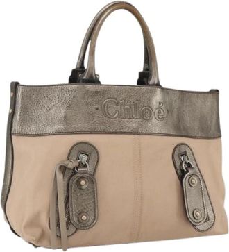 Chlo&eacute; Pre-owned Tote Bag - Dames - Vintage Handtas - Bruin - ONE Size - Leer - Vintage