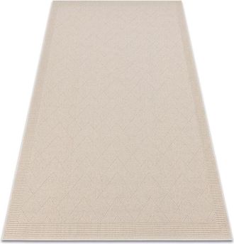 RugsX Alfombra De Lana Villa 7636/68200 Zigzag Sizal, Tejido Plano Beige Beige 120x170 Cm