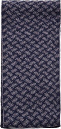 Drumohr Cashmere Sjaal - Heren - Wintersjaals - Blauw - ONE Size - Kasjmier - Accessoires