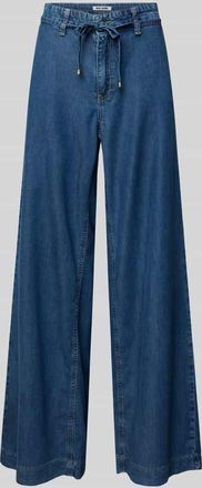 M.A.C Loose Fit Jeans mit Bindeg&uuml;rtel Modell Wendy in Blau, Gr&ouml;&szlig;e 34/34