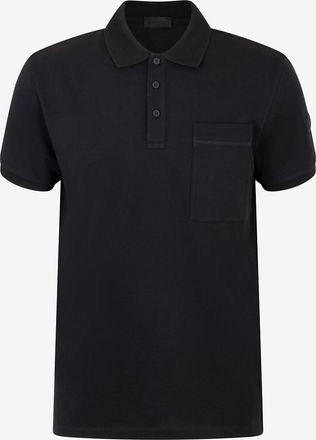 Moncler Kurzarm-Polohemd mit aufgesetzter Tasche