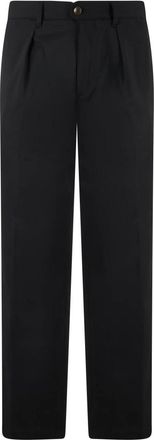 Slowear Pantaloni con pinces in misto lana - - Trousers - Uomo - Nero - W33