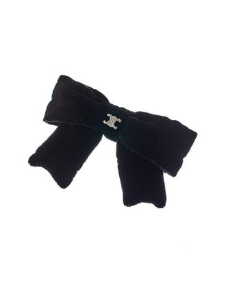 Celine Celine Stamped Ribbon Hair Clip