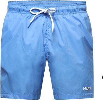 HUGO BOSS Hugo Heren Haiti Contrast Logo Zwemshort (Blauw)