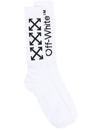 Off-white mid-length Arrows-motif socks