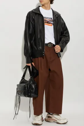 Balenciaga Cotton cargo Trousers, Mens, Brown