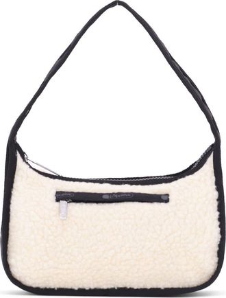 LeSportsac Faux Shearling Shoulder Bag in Cream Vegan Sherpa at Nordstrom Rack