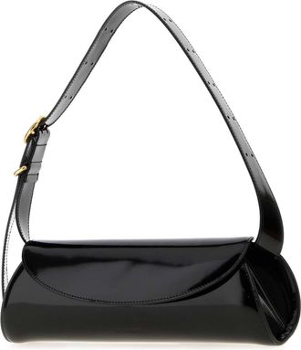 Jil Sander Womens Black Leather Small Cannolo Shoulder Bag Borse A Mano