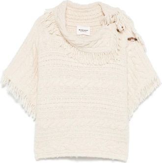 Isabel Marant Poncho Blanche - Toni neutri