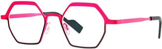 Theo Cheer Optisch Montuur - unisex - Brillen - Roze - 48 MM - Accessoires