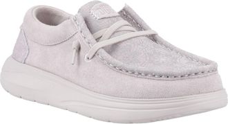 HeyDude Wendy COMF Suède Dames Lilac Mocassins Schoenen