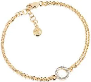Sif Jakobs Jewellery Bracelet Biella Piccolo in 18K Gold Plate at Nordstrom, Size Small