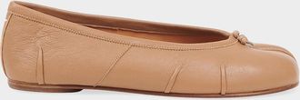 Maison Margiela Tabi Leather Split-Toe Ballerina Flats