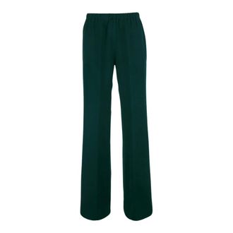 Antonelli Pantaloni in Raso Tiete - - Trousers - Donna - Verde - XS