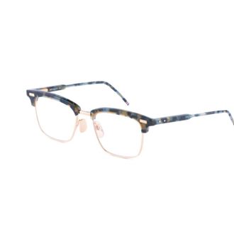 Thom Browne Acetate and Titanium Rectangular Eyeglasses