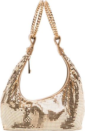 Versace Borsa mini metallizzata in rete - Oro