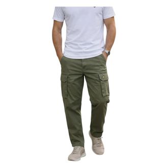 Lyle & Scott Slim-fit Trousers, male, Green, Size: W33 Cargo Trousers