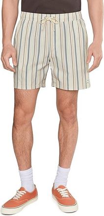 Rvca Exotica Seersucker Elastic 17 Mens Shorts Light Khaki : 2XL, Polyester/Seersucker