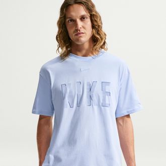 Nike Mens Nike Sportswear T-Shirt in Blue | IR4536-407