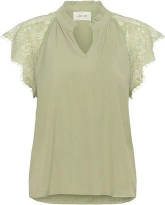 Cream Donna, Camicette, Verde, L, new