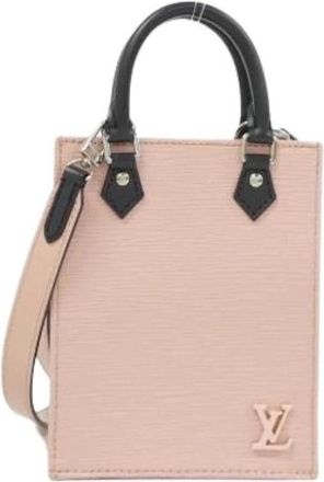 Louis Vuitton Pre-owned Vintage Mini Schoudertas - Dames - Vintage Mini Tas - Roze - ONE Size - Leer - Vintage