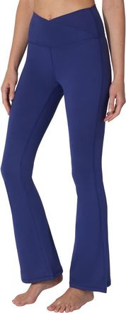 Yogalicious Crossover Flared Leggings in Blue Ribbon at Nordstrom Rack, Size X-Small