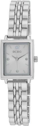 BCBGeneration Tank Quartz Bracelet Watch, 21mm in Silver at Nordstrom Rack