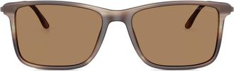 Giorgio Armani Occhiali da sole squadrati - Marrone