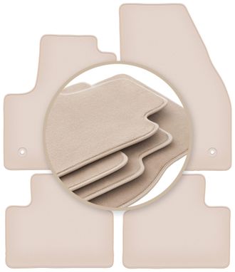OEM Alfombrillas Beige Premium Para: Opel Meriva B Monovolumen 2010-2017