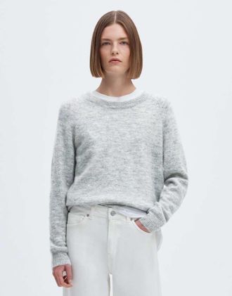 Selected maglione in grigio chiaro m&eacute;lange