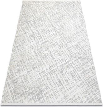 RugsX Alfombra Moderna Duke 51550 Crema / Gris - Conducci&oacute;n, Estructurada, Muy Suave, Flecos Grey 180x270 Cm