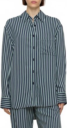 Closed Oversize Shirt In Dark Night
