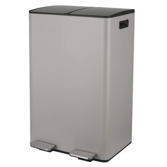 Spirella Spirella - Aliya Contenedor Selectivo 60l (2x30l) Acero Topo Mate