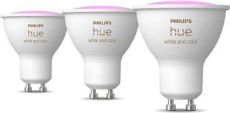 Philips Hue Bombillas Led De Colores Inteligentes Gu10 3x4.2w 2000-6500k 3pcs - 22987700