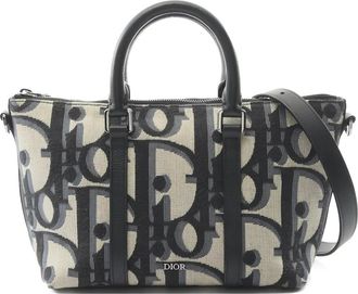 Dior 2010 Weekender PM oblique tote bag - Neutrals
