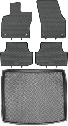 OEM Juego De Alfombrillas De Goma Para El Seat Ateca Suv De 2016 + Alfombrilla Para El Maletero