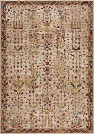 My Home Teppich »Clovis« rechteckig 11 mm Höhe Teppich im Orient-Design, mit Bordüre, Vintage