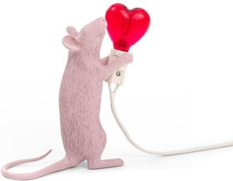 Seletti Lampada in resina mouse lamp love edizione limitata marcantonio 15220sv