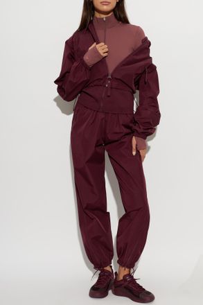 adidas ADIDAS By Stella McCartney Hooded Jacket, Womens, Burgundy