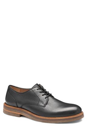 Johnston & Murphy Calder Plain Toe Derby in Black Full Grain at Nordstrom, Size 11.5