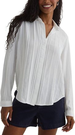 Bella Dahl Pintuck Hidden Placket Shirt