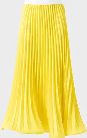 Akris Techno Crepe Plisse Midi Skirt