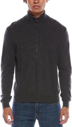 Amicale Cashmere Plaited Zip Cashmere Zip Sweater