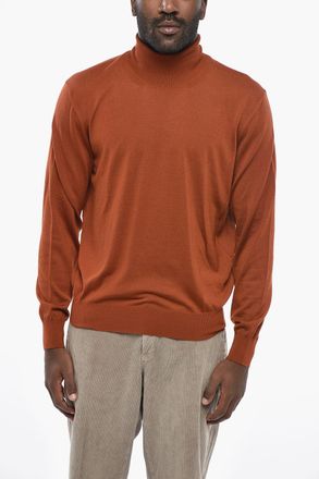 Saint Laurent Maglia in Lana a Collo Alto Saint Laurent